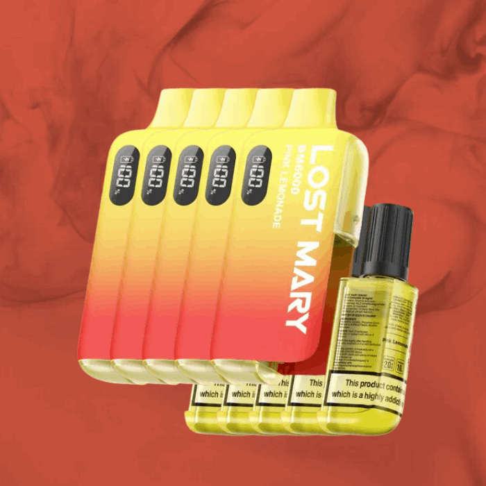 Lost Mary Bm6000 Pink Lemonade Pack of 5